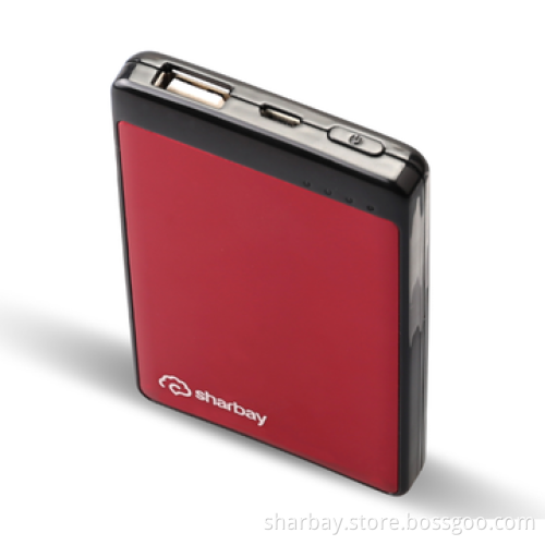3,000mAh Power banks, built-in lithium polymer battery, ultra-thin, USB 2.0, RoHS/FCC/CE-marked